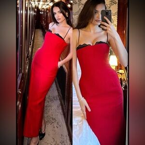 No Lie Dress in Pedro Red